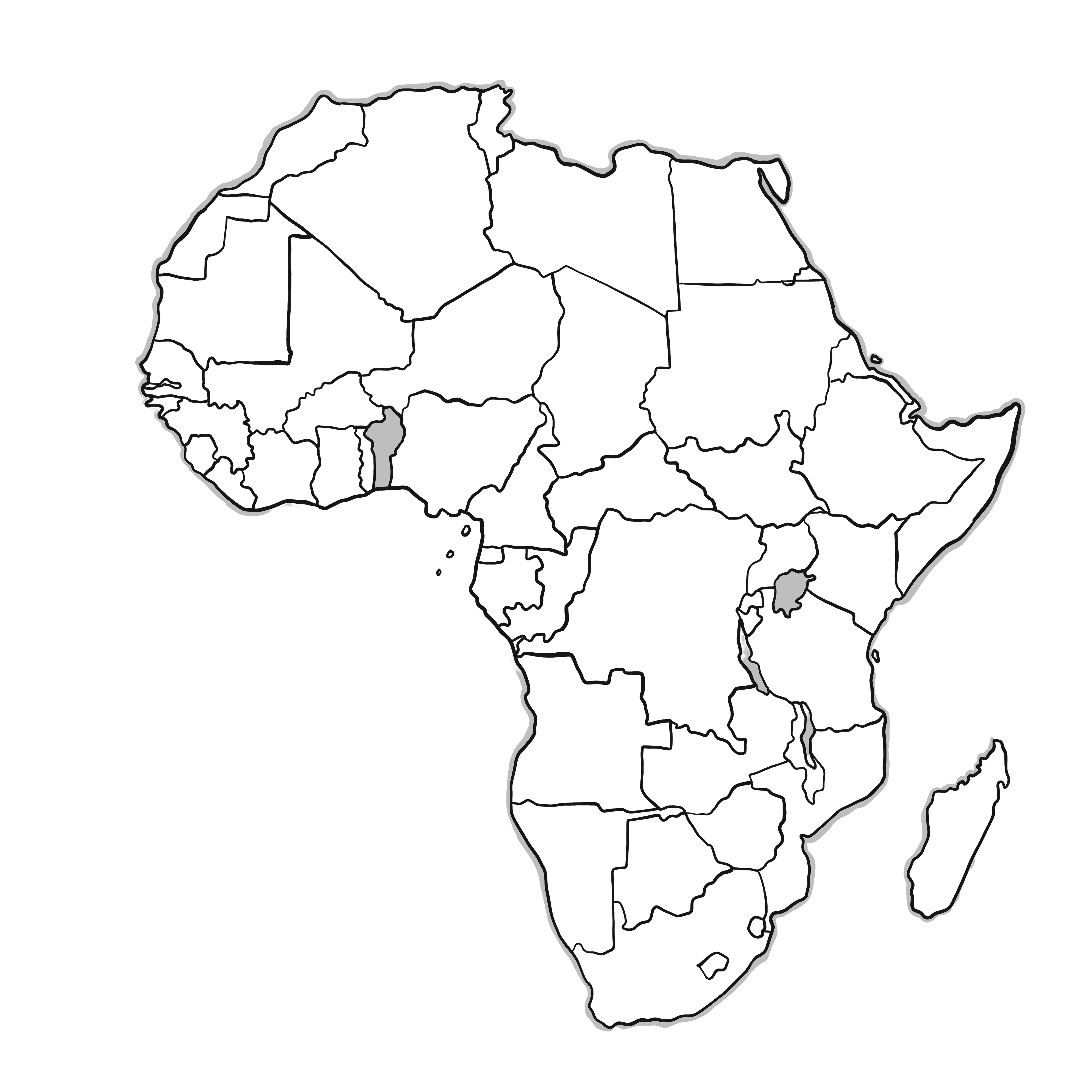 Africa Map Coverage